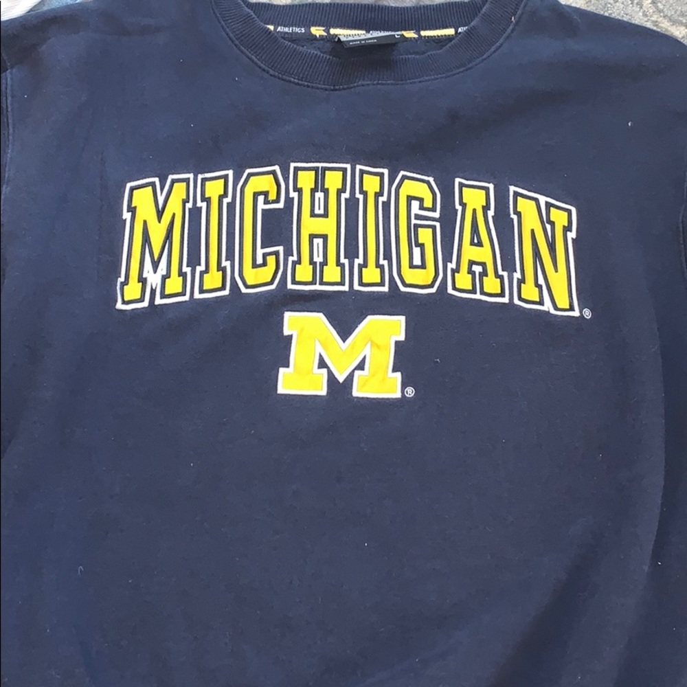 michigan crewneck